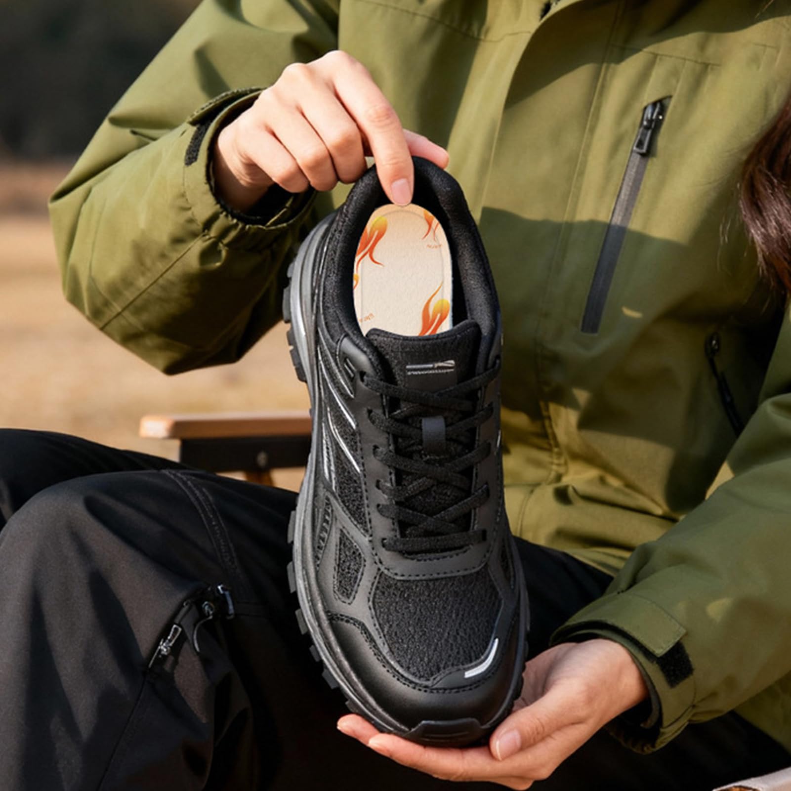 Semelles Intérieures Chauffantes 10 Paires Thermiques Respirables | Semelles d'Hiver pour Chaussures Chauffe-Pieds Pour Femmes Hommes Randonnée Pêche Camping Travail Intérieur