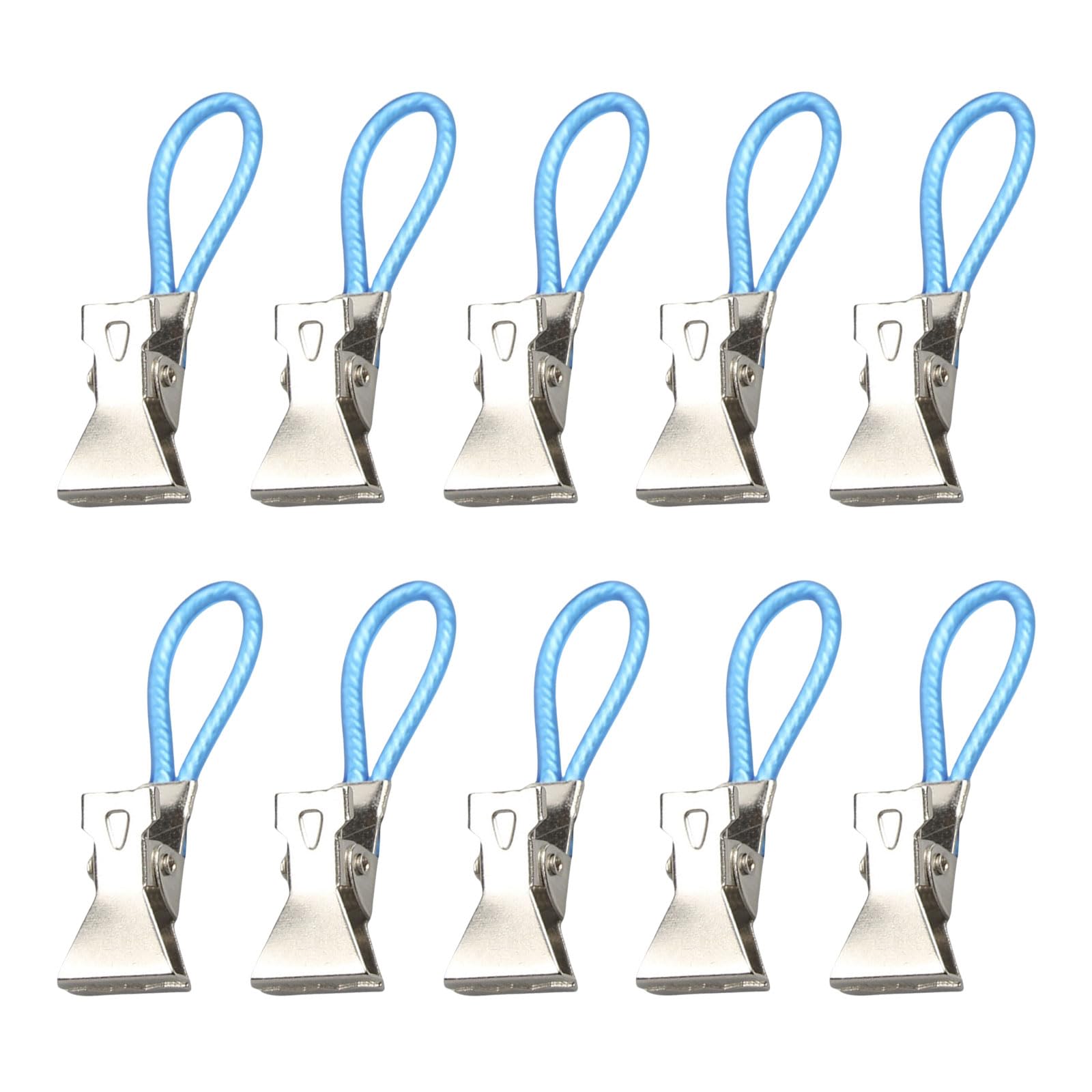 Buxuaaaa Of 10 Multipurpose Towel Clip Accessory for Kitchen and Bathroom Hanging Solution Portable Sturdy Metal Materials Hanging Towel Clip