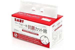 Baby Pure Cotton Dry Wipes: Unscented and Hypoallergenic Disposable Dry Washcloths