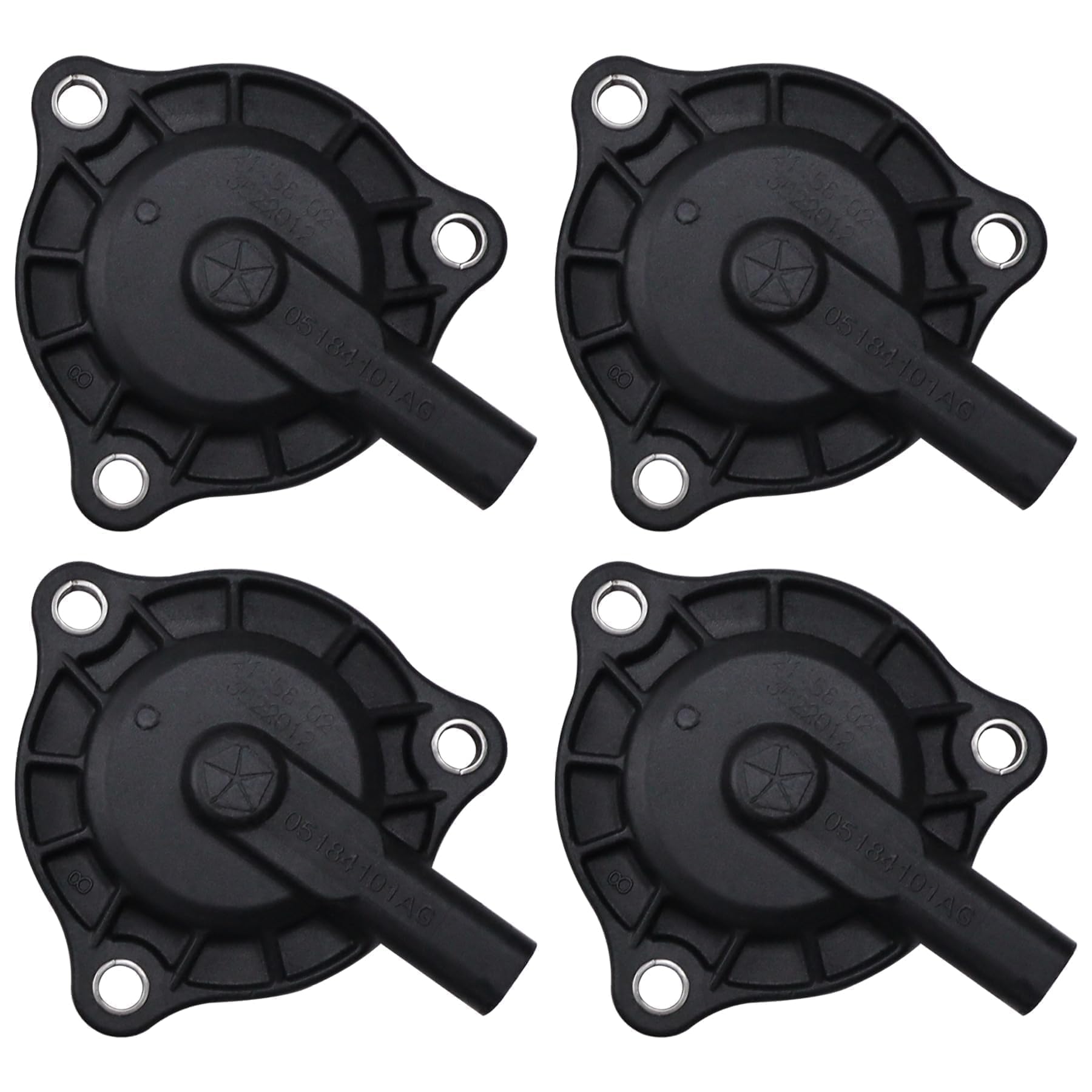 05184101AF 4 Pack Engine Camshaft Cam Phaser Actuator Position Sensor 3.6L Fits for Chrys-ler 200 300 DOD-ge Challenger Wrangler Ram 1500 3.6L Replaces 05184101AG 05184101AH 918-803 VVT319