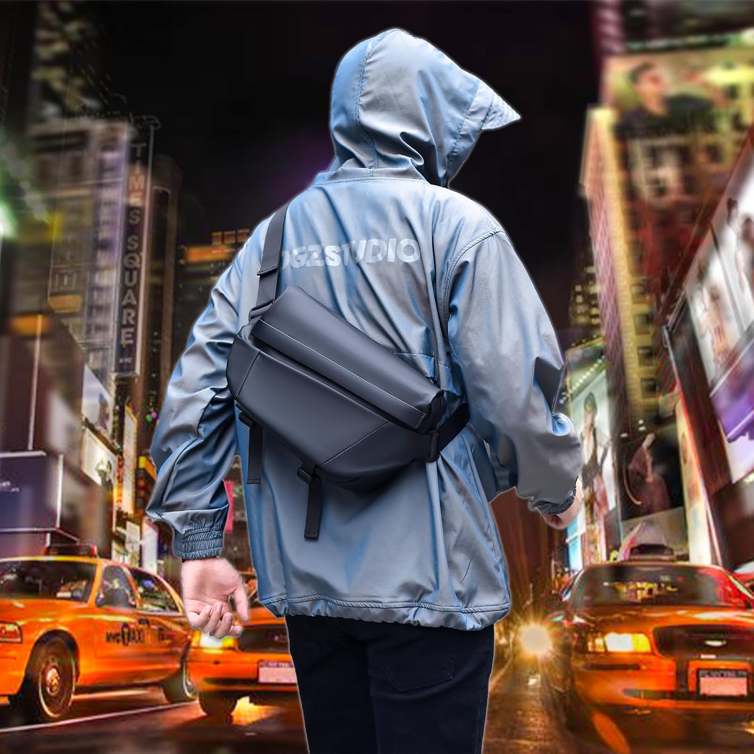 Messenger Bag for Men, Crossbody Bag, Shoulder bag，satchel bag，Water Resistant，Commuting，Travel，Hiking，Motorcycle