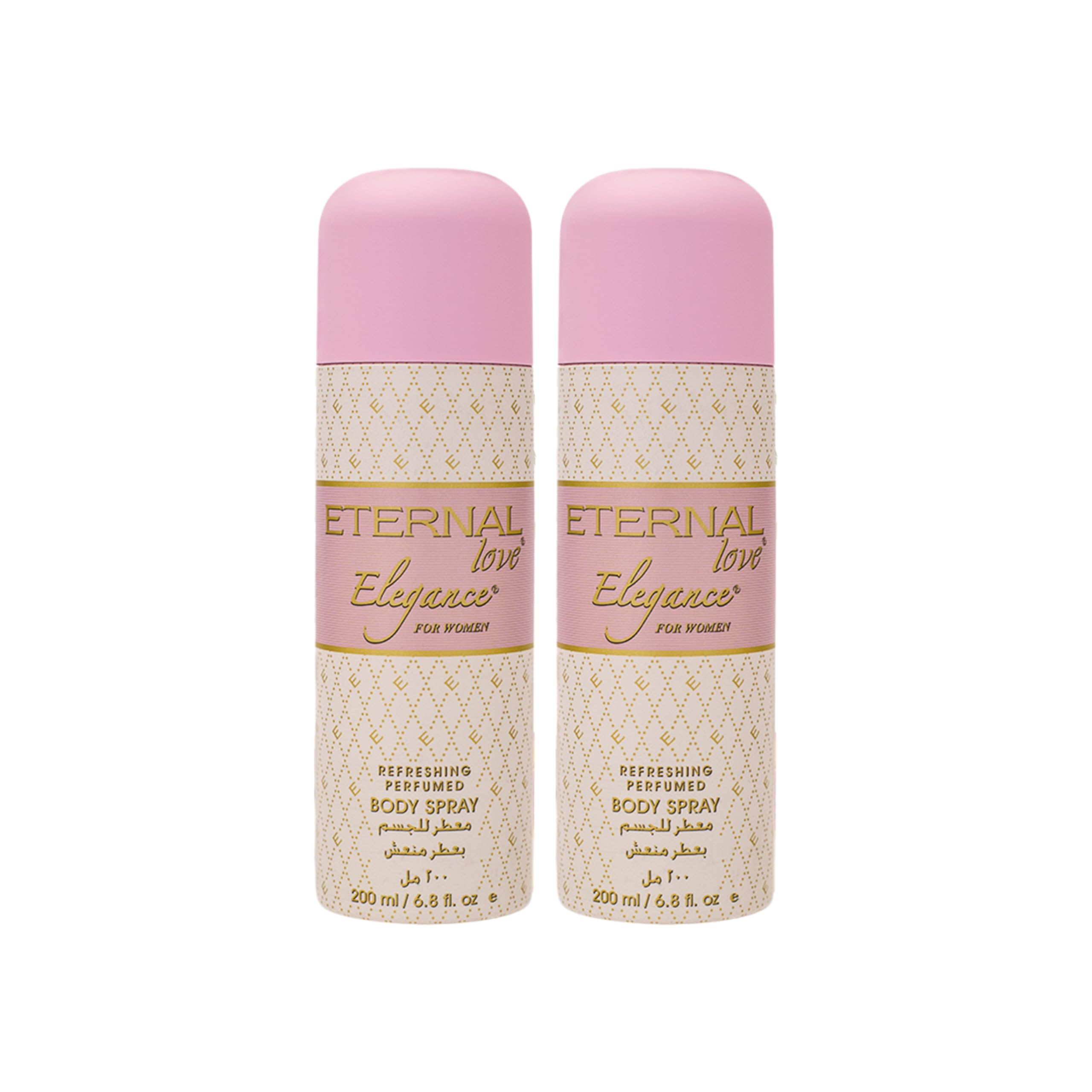 Eternal Love – Elegance Body Spray Women | Long-Lasting | Musk & Jasmine Essence | Travel-Friendly Grooming Essential | Refreshing Floral Scent | All-Day Freshness | 200ml | 200 ml (Pack of 2)-image-1