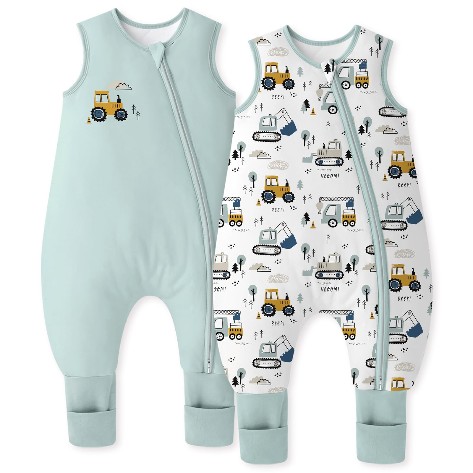 Unnivoll Baby Schlafsack mit Füßen
