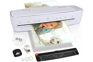 Never Jam 13 Inch Laminator 9-in-1 Desktop Wide Laminator Machine