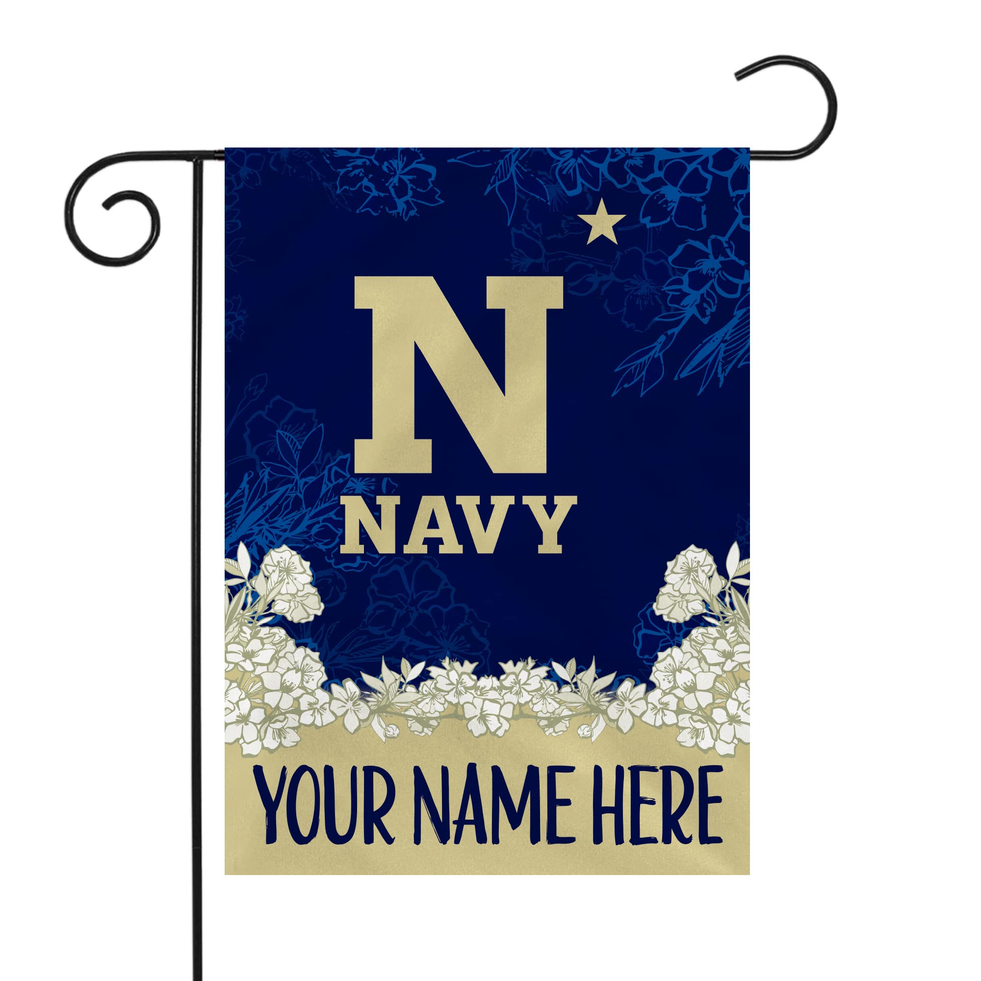 Rico Industries NCAA Standard/Primary Personalized Garden Flag
