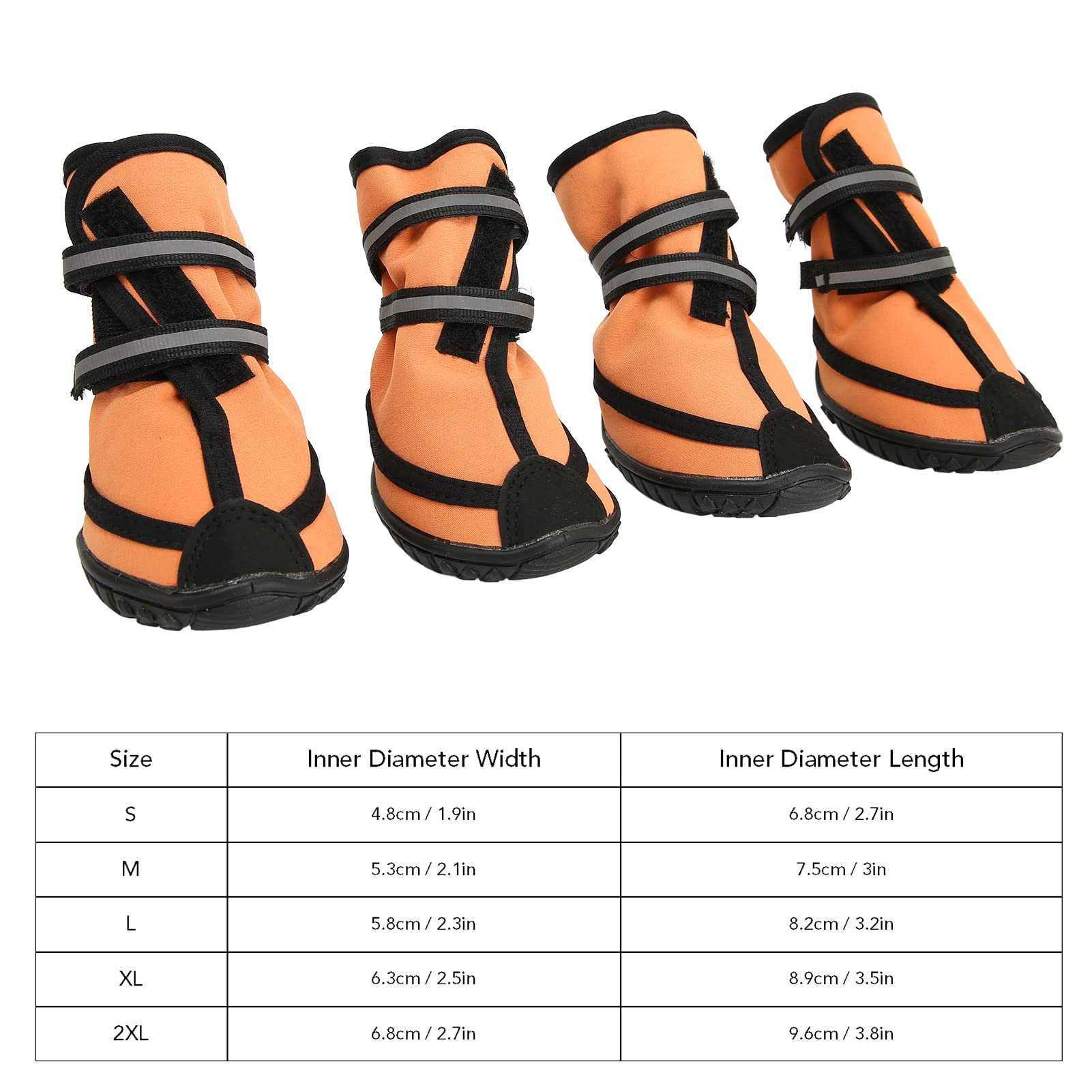 TITA-DONG Chaussures pour Chien Protège-Pattes, Bottes Respirantes pour Chien pour Chaussée Chaude D'été, Bottes Antidérapantes Confortables pour Chien avec Semelle en Caoutchouc Respirante pour(XL)