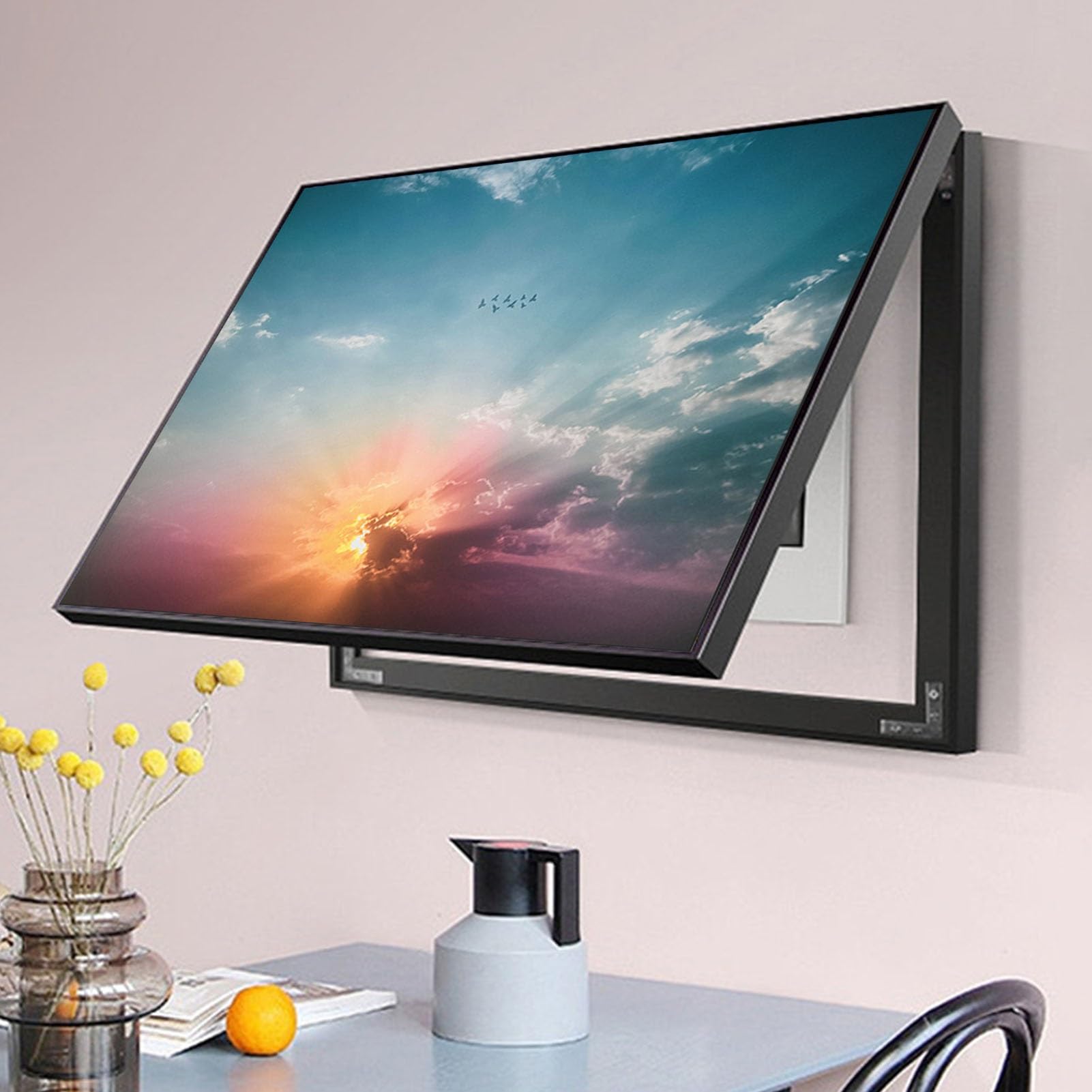 Electrical Panel Cover Modern Meter Box Decorative Paintingframe Hidden Circuit Breaker Panel Wall Mounted Fuse Box Cover Cabinet(B,70x50cm)