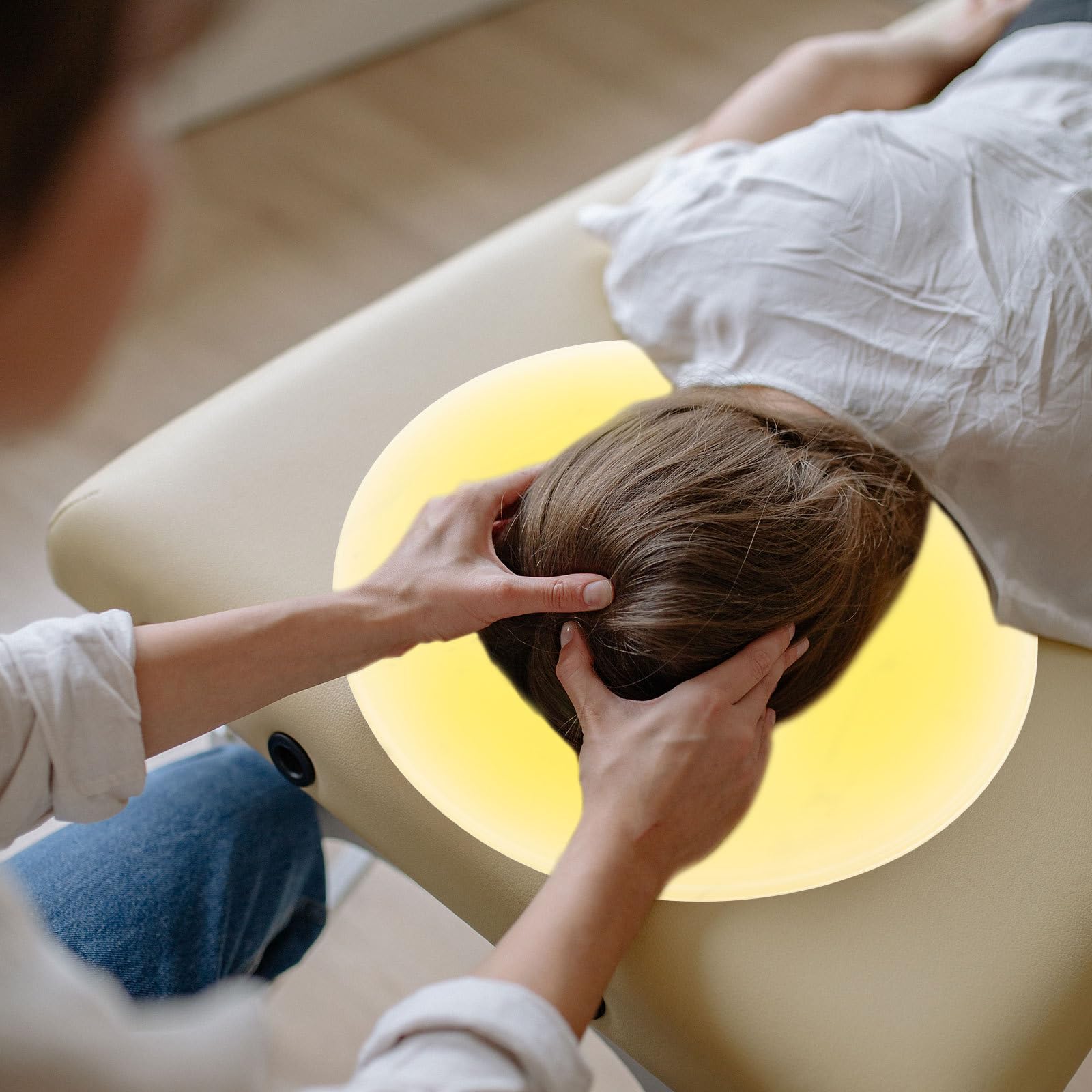 Almohada Facial de Silicona en Forma de U, Cojín Boca Abajo Lavable para Spa y Hospitales, Diseño Ergonómico para Acceso Completo a Espalda y Cuello