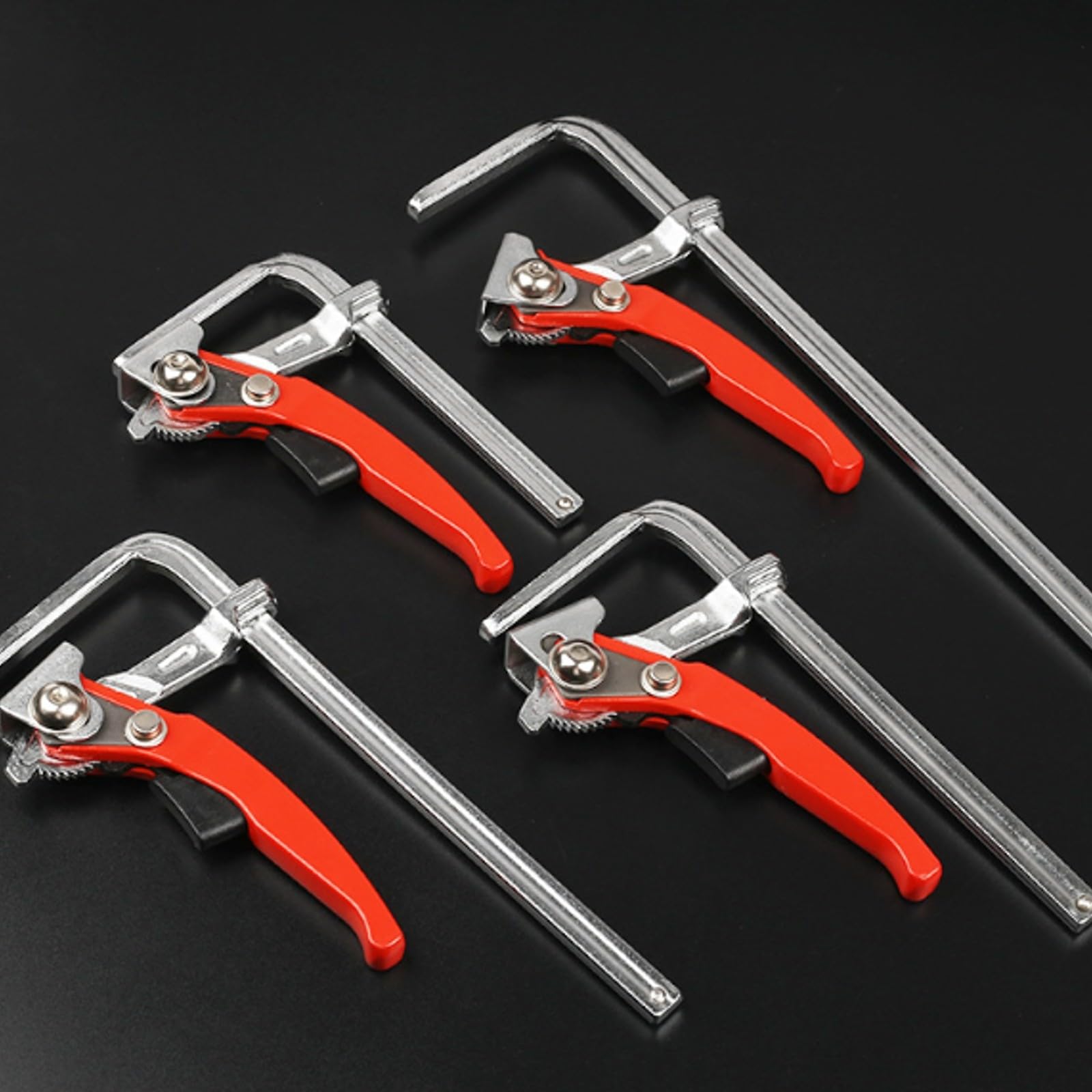 perfk Morsetto Binario in Acciaio | Morsetto icchetto, per Officina, 200x60mm