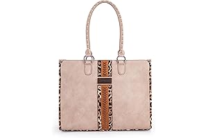 Leopard Tote Bag for Women: Replica with Western Top Handle Hobo Purse and Large Handbags