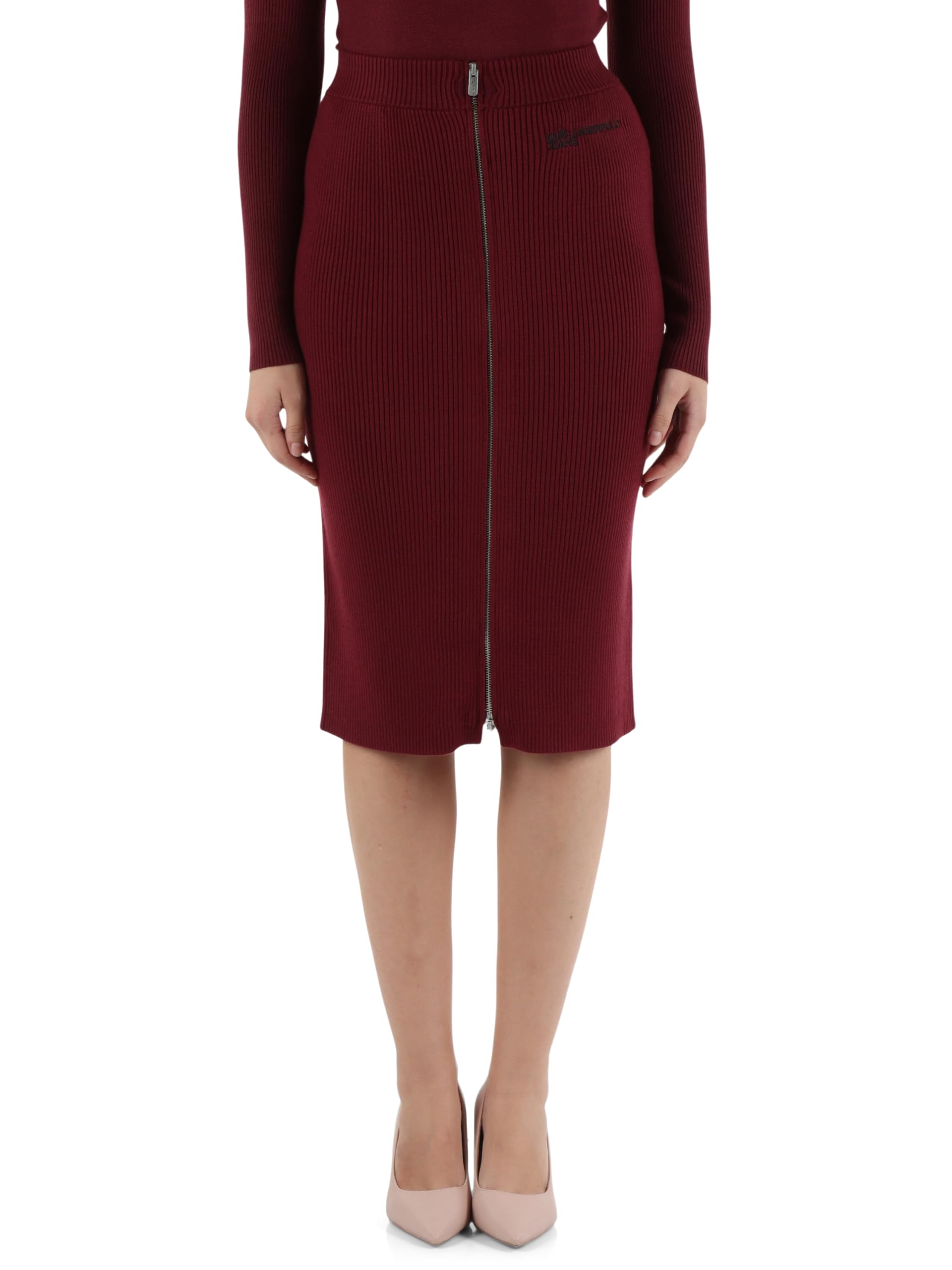 Karl Lagerfeld Jeans Damen Knitted Midi Skirt Skirt (1er Pack)