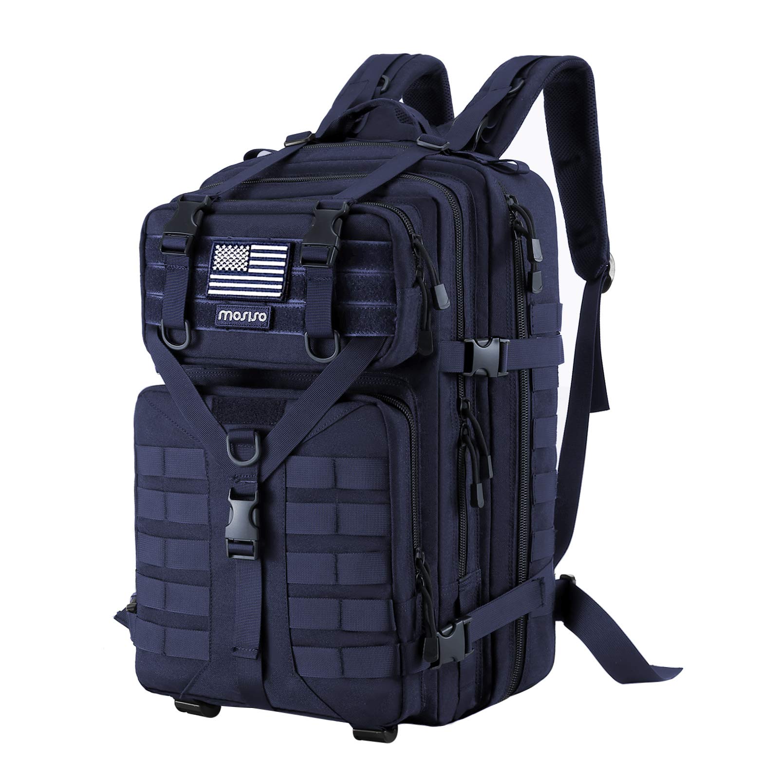 MOSISO 50L Tactical Backpack, Large Men 3 Day Assault Rucksack Military Daypack