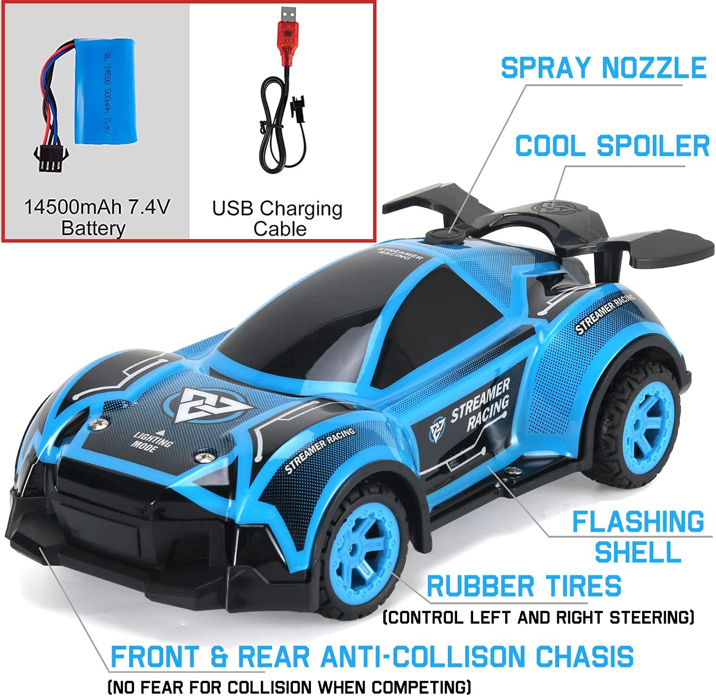 Fog Racer Force1 Remote Control Car Rogue F/X RC Race Cars — Cobra