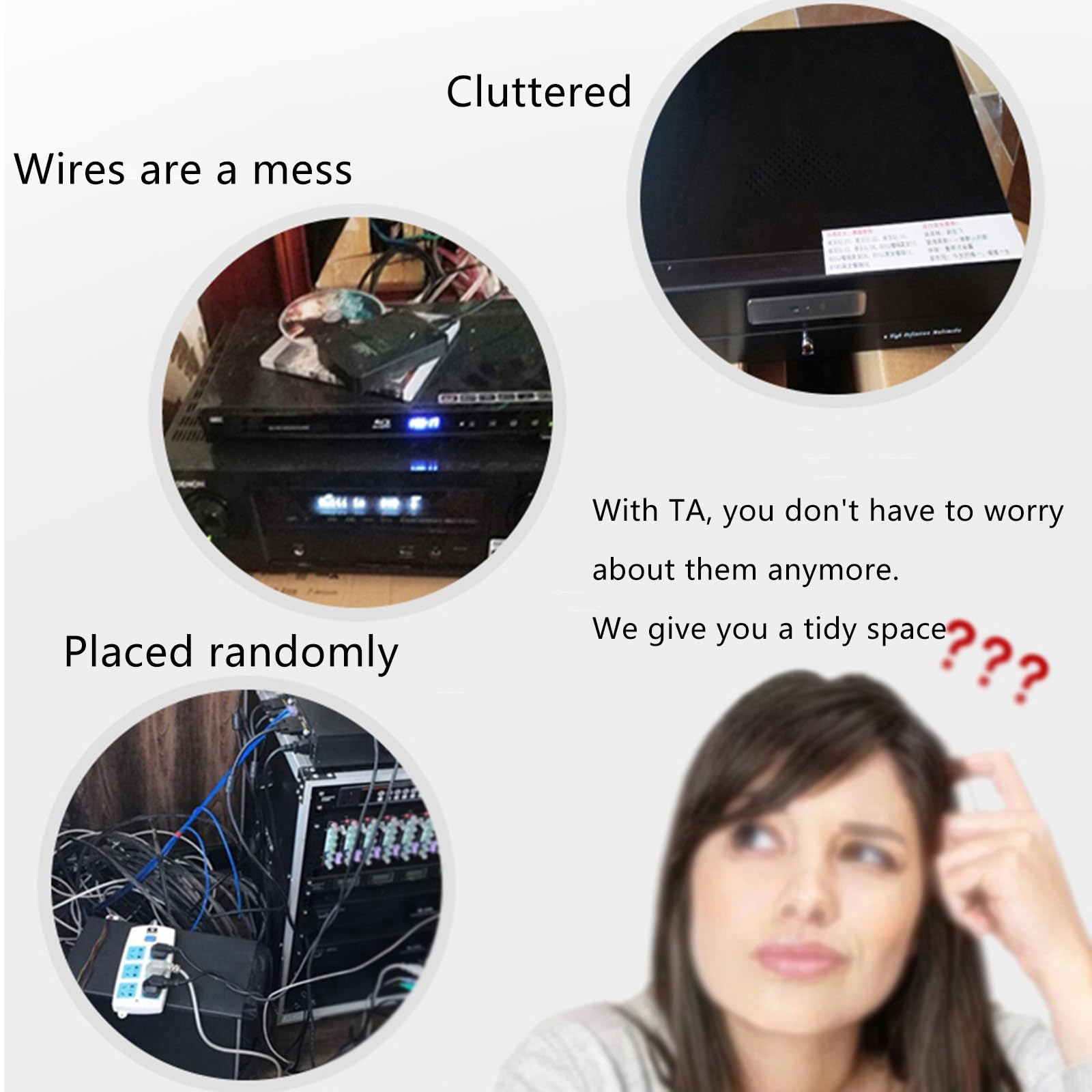 Nowoczesny mały stojak rozrywkowy AV Component z półkami do gier, konsola odtwarzacza płyt i stojak na audio, wykończenie orzechowe