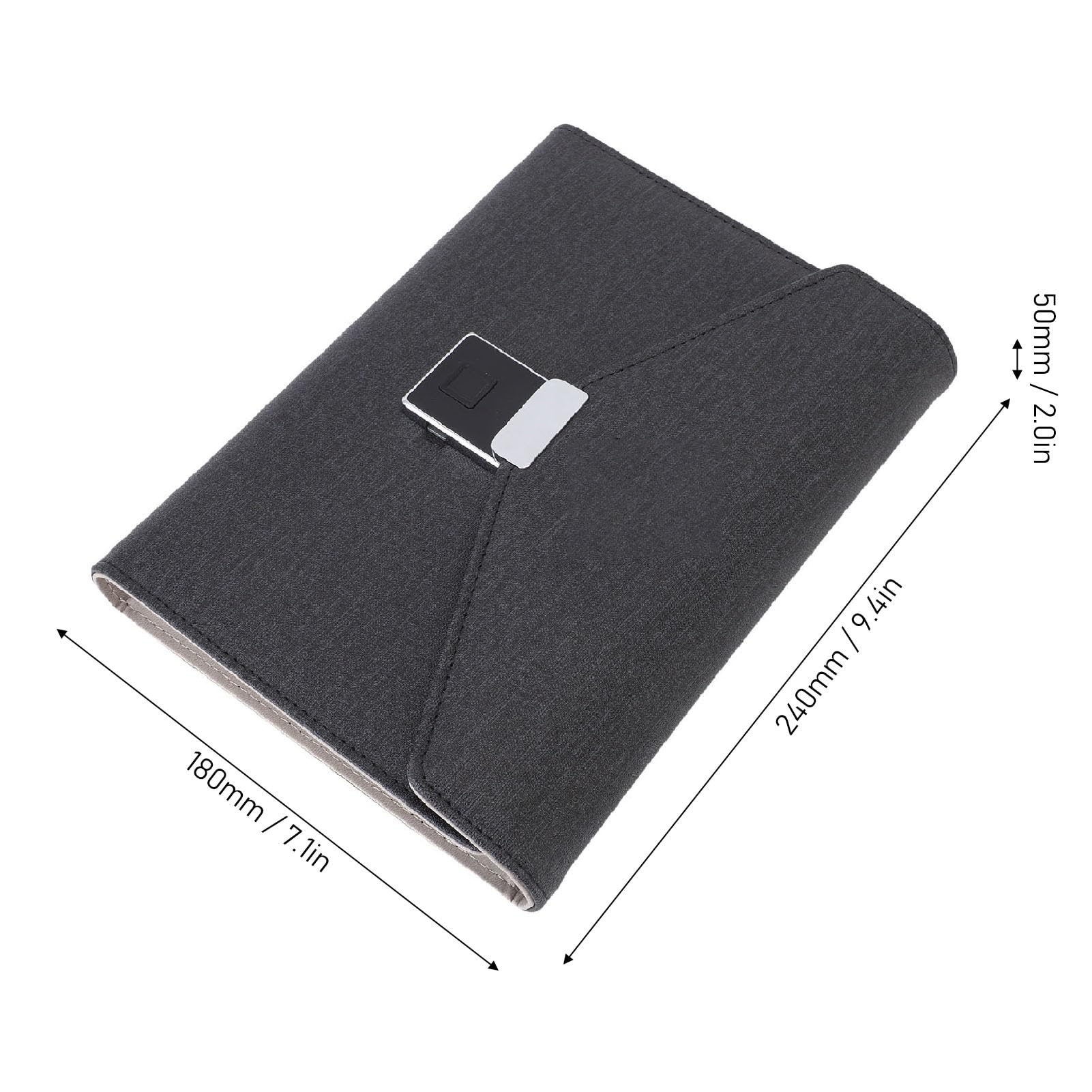 Aramox Smart Pen-Notizbuch-Set, Digitales PU-Leder-Notizbuch mit Smart Pen, Bluetooth 5.0-Echtzeitsynchronisierung, Fingerabdrucksperre, Sprachtranskription für Meetings von Studenten und Fachleuten