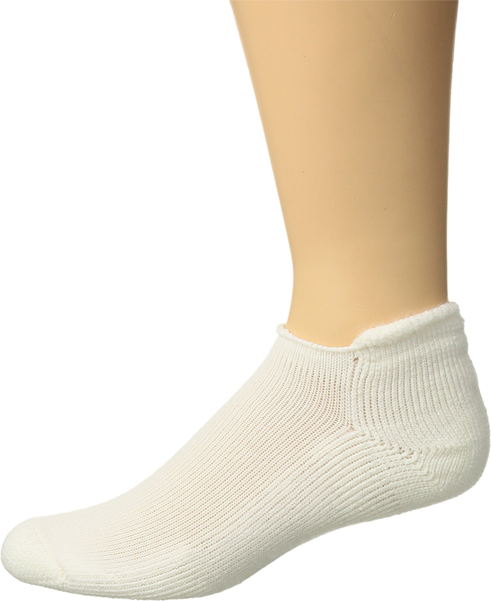 thorlos Men's G Max Cushion Golf Rolltop Socks - White - Medium