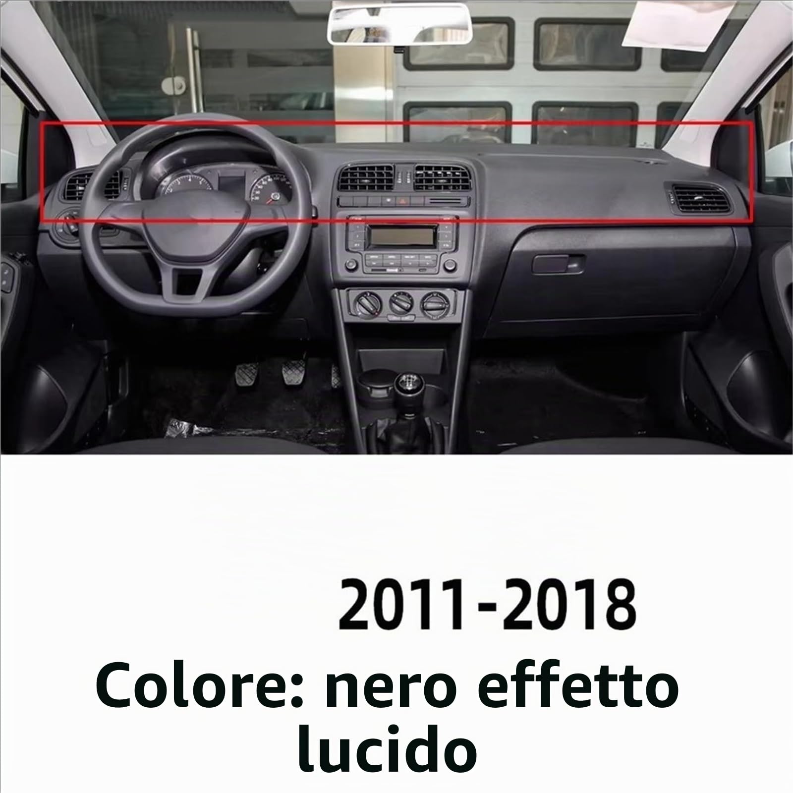 Bocchette Aria Condizionata Per VW Per Polo 2011-2018 6RD819704 A/C Uscita Aria Vent Griglia Di Copertura
