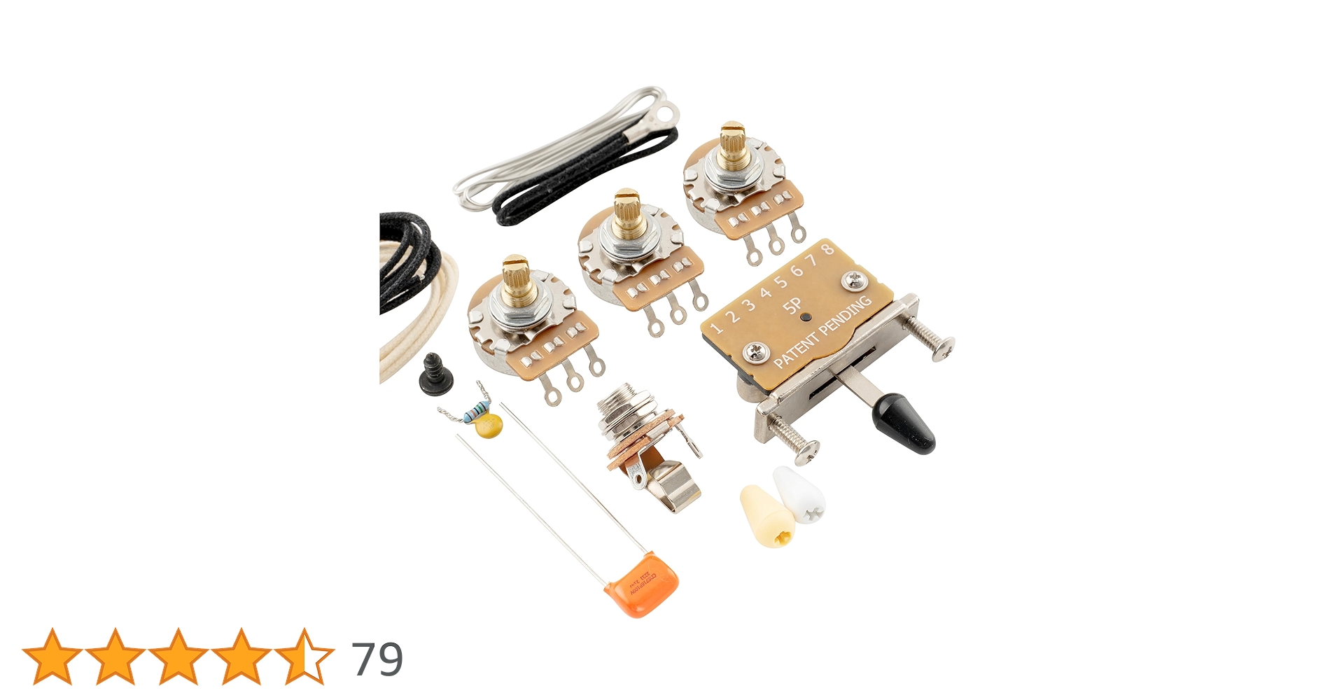 アップグレードに　ストラトキャスター　配線 サーキット パーツセット アップグレードに ストラトキャスター 配線 サーキット