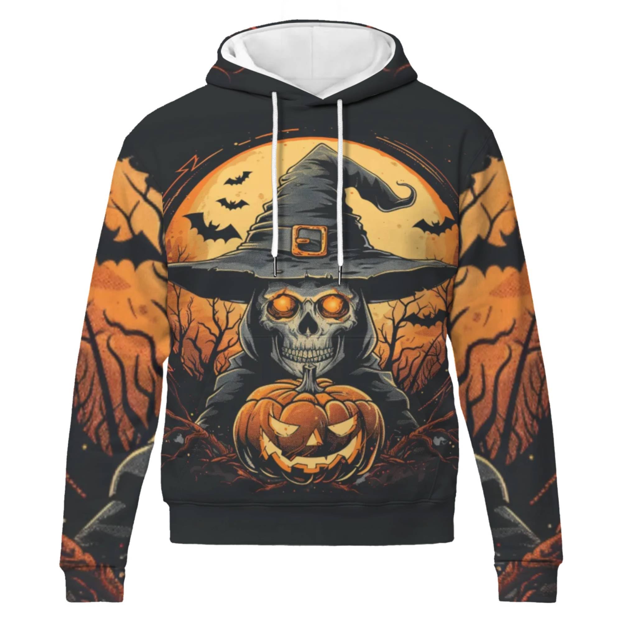 Felpa con Cappuccio Pumpkin Hoodie per Sport