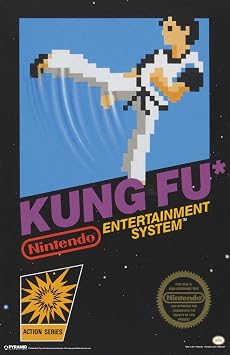 Pyramid America Nintendo Kung Fu 11x17 Poster Print