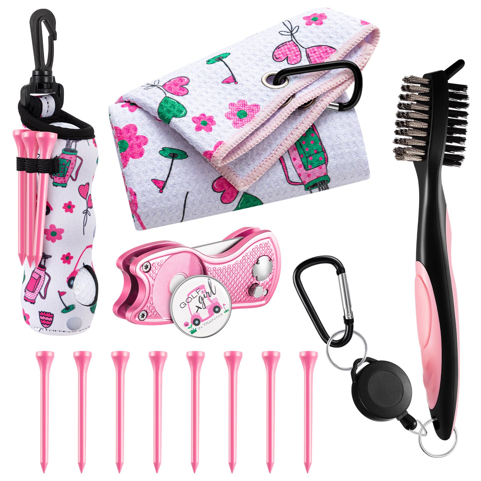 Liliful 12 Pcs Golf Accessories Kit Golf Stuff Gifts for Women Man