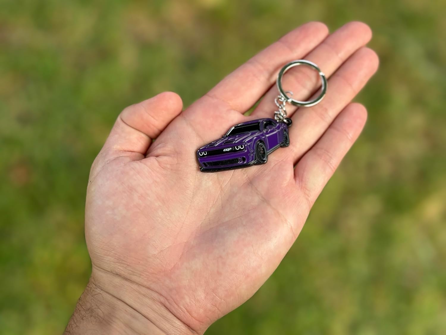 DODGE Challenger Keychain – Officially Licensed Dodge Accessories Key Chain for RT SRT Cool Toy Car Men Gift image 2