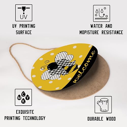 Miniatura 24 de Cartel divertido de No Soliciting para casa de 12 x 12 pulgadas, letreros de madera para puerta delantera, rústico, no solicitar, decoración Sin