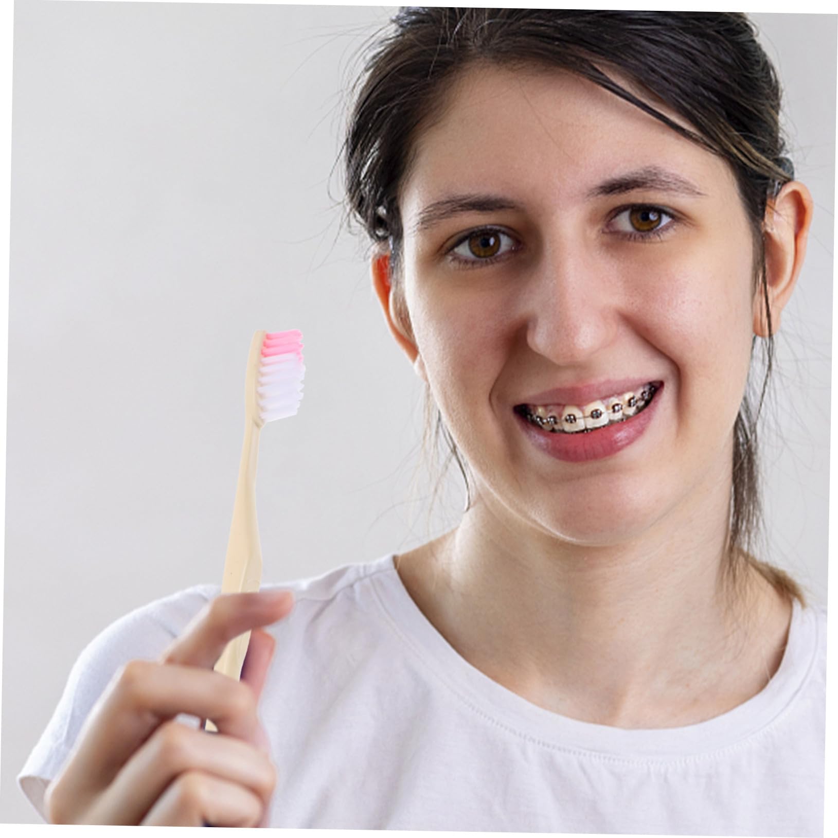 CRAFTHROU Spazzolini da Denti Piccolo Monouso Set 100 Pezzi con Dentifricio in Plastica Portatile, Confezionati Singolarmente Stili multipli per Viaggio e Hotel Stili multipli