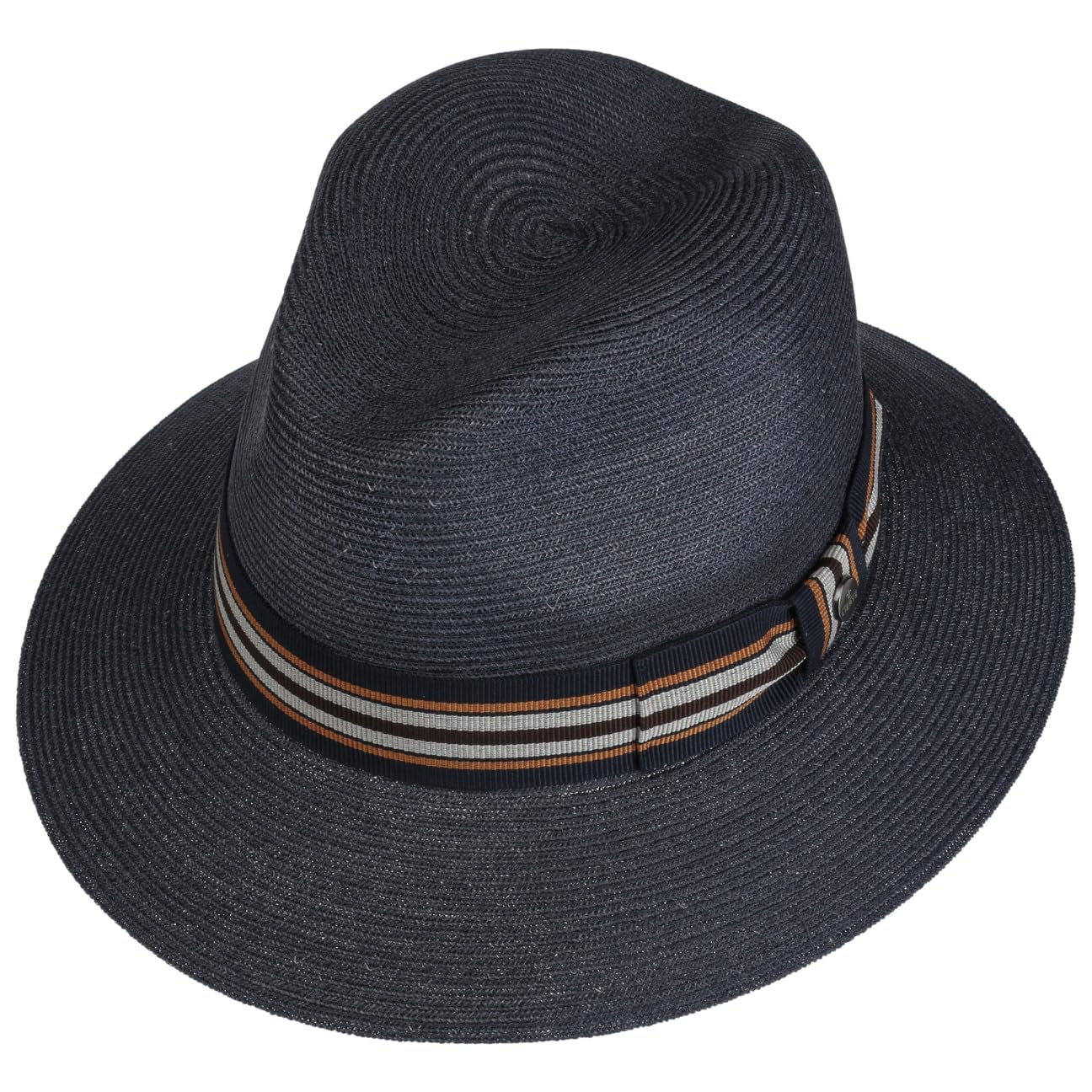 Lierys Sombrero de Cáñamo Vintello Traveller Hombre - Sol Verano Paja con Banda Grosgrain Primavera/Verano