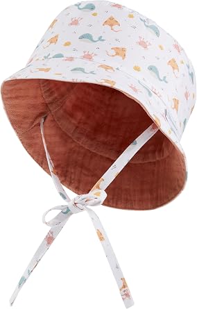 Sterntaler Kinder Fischerhut Zum Wenden Bedruckt Mit Meerestiere Unisex Sun Hat