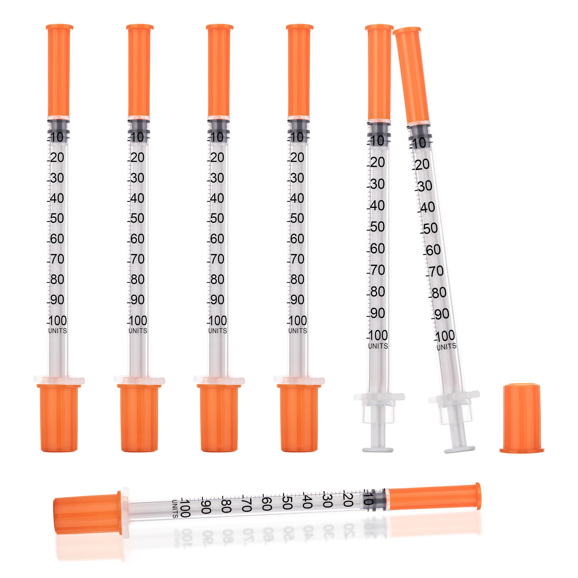 U-100 1ml 30 Gauge 5/16"(8mm) Syringe, 20 Packs 1cc Syringes