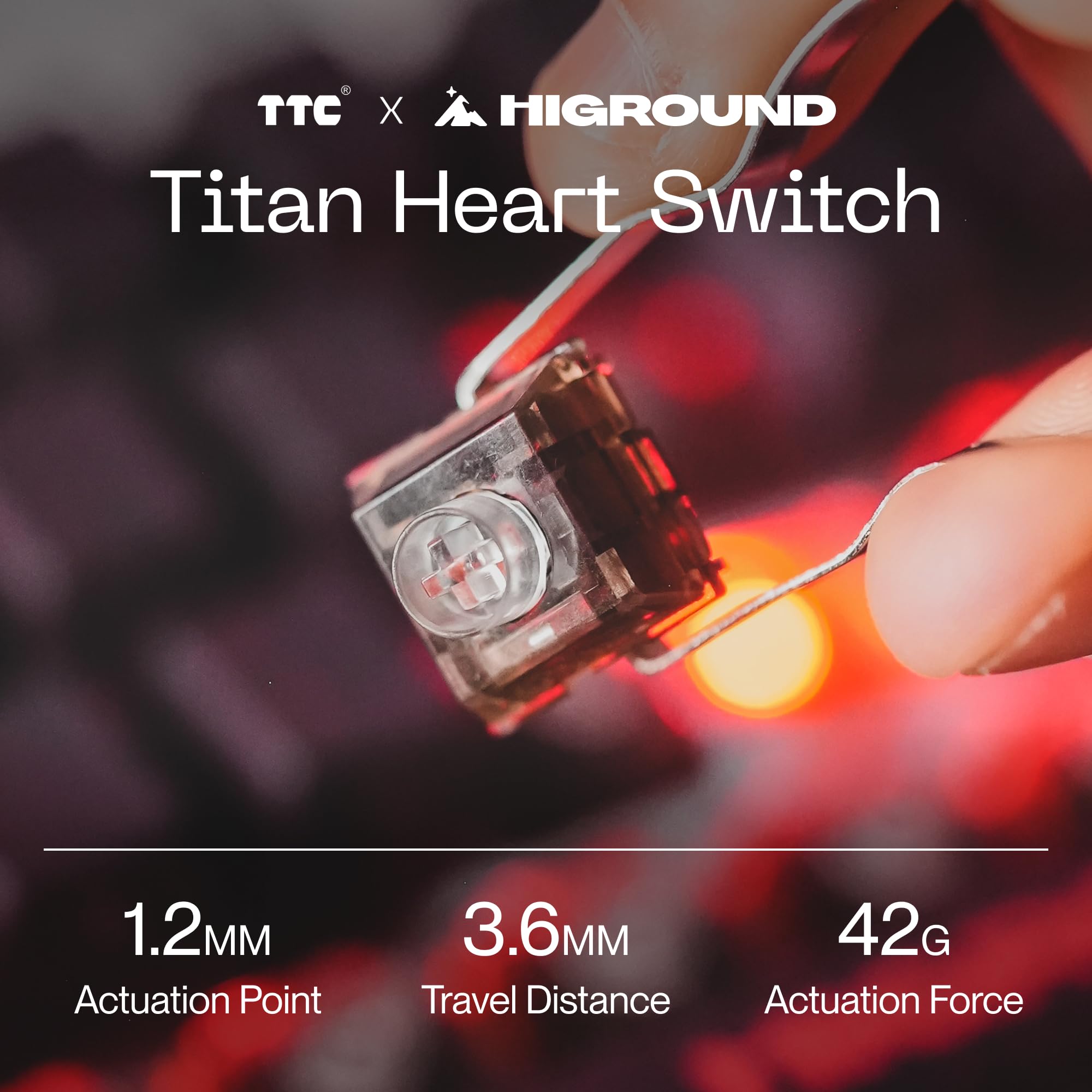 TTC HEART Switches 90個キーボードキースイッチ TTC HEART Switches 90個キーボードキースイッチ