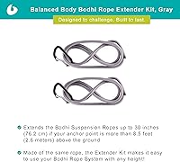 Vista 2 de Balanced Body Bodhi - Kit extensor de cuerda con sistema de suspensión con 2 cuerdas y 2 mosquetones