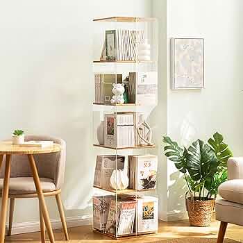 回転式本棚３段 A4判が入る回転式書棚 71Y0kN5mkiL._UF894,1000_QL80_.jpg