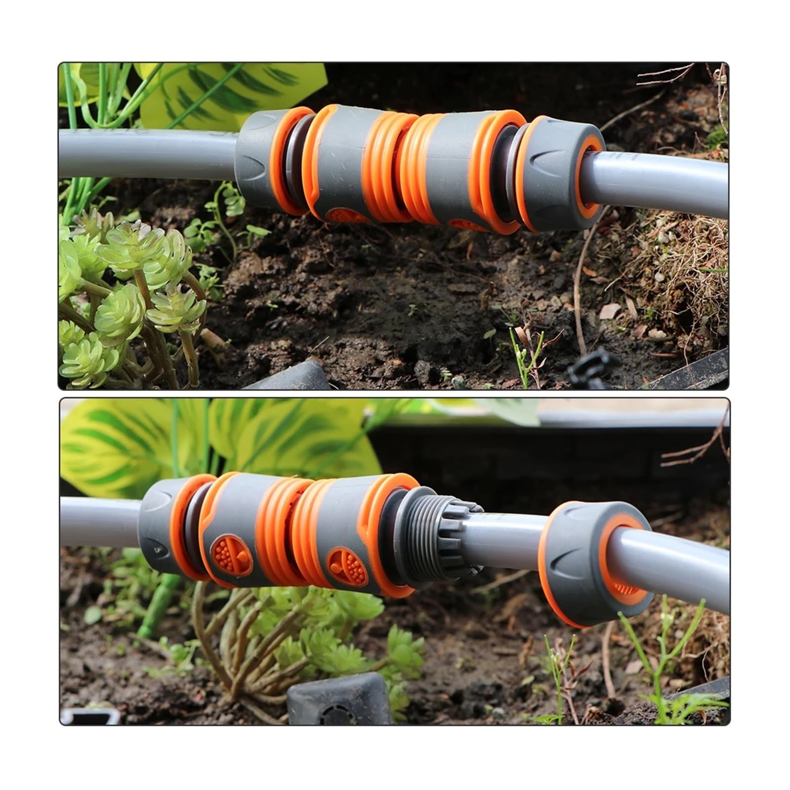 Conector rápido for Manguera de jardín de 5 Piezas de 1/2" y 3/4"(D5PCS)