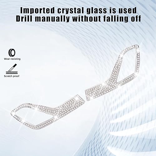 Miniatura 7 de CONGCONG Funda interior para caja de cambios de BMW, accesorio de cristal brillante, compatible con BMW 330 i 2020-2022X3 2021-2022430 2021-2022X4