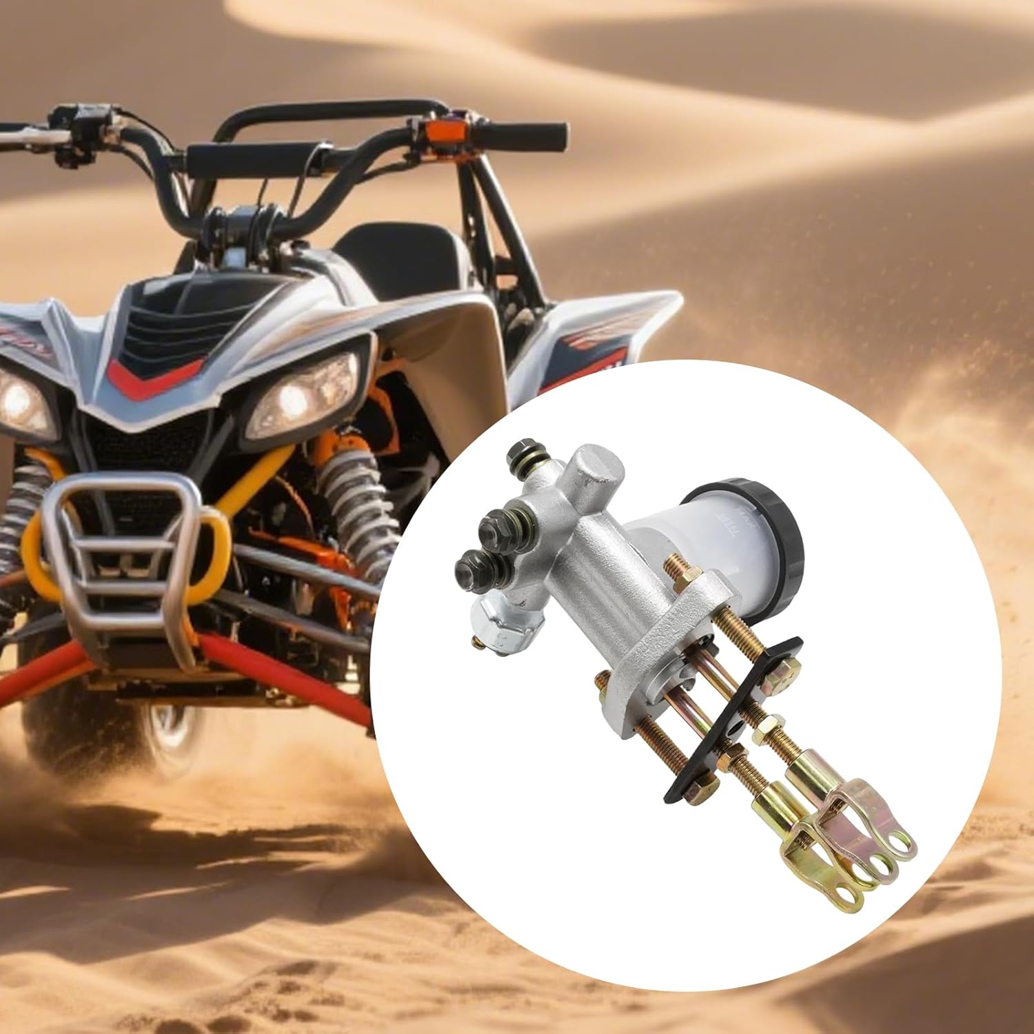 Hydraulic Brake Master Cylinder for Go Kart Kandi BMS Roketa Kinroad Kazuma Dune Buggy 90cc 110cc 125cc 150cc 200cc 250cc 300cc