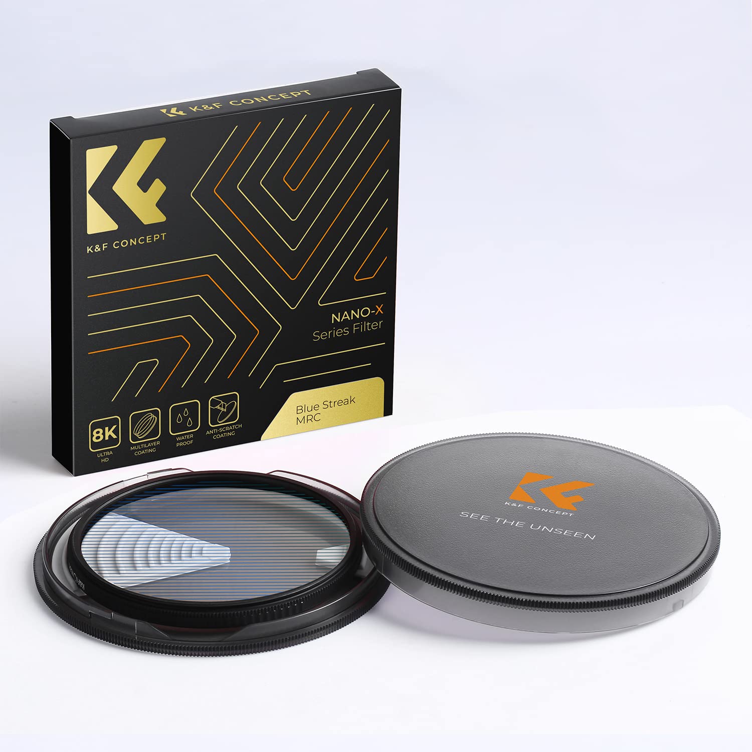 K&F Concept 82 mm filtr niebieskich smug