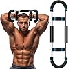 Twister Arm Exerciser, 66-110lb Adjustable Bar, Twister Arm Trainer Chest Shoulder Arm Workout Equipment, Portable Detachable Upper Body Fitness Machine for Home & Gym