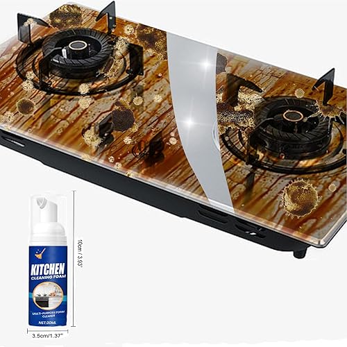 Miniatura 7 de Limpiador de espuma de cocina, aerosol limpiador multiusos japonés, espuma de limpieza de cocina completa, spray de espuma limpiador de burbujas,