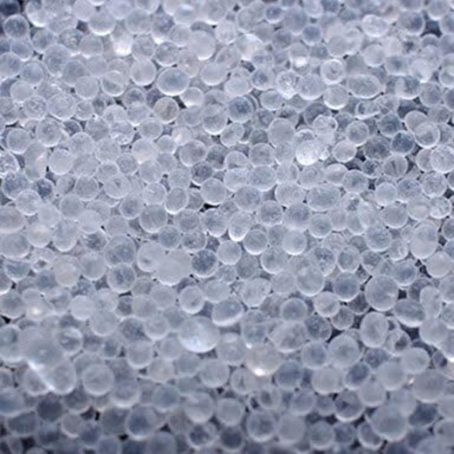 Silica Gel Beads White, 3-5mm (5.0 lb). Clear Silica Gel Beads Reusable Desiccant Beads Rechargeable Moisture Absorber Silica Gel (5.0 lb)