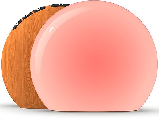 Meditation White Noise Sound Machine with 30 Soothing Sounds 12 Colors Night Light 10 Brightness Levels 32-Level Volume Control 4 Timers and Memory Function Sleep Machine for Baby Kids Adults (Black)