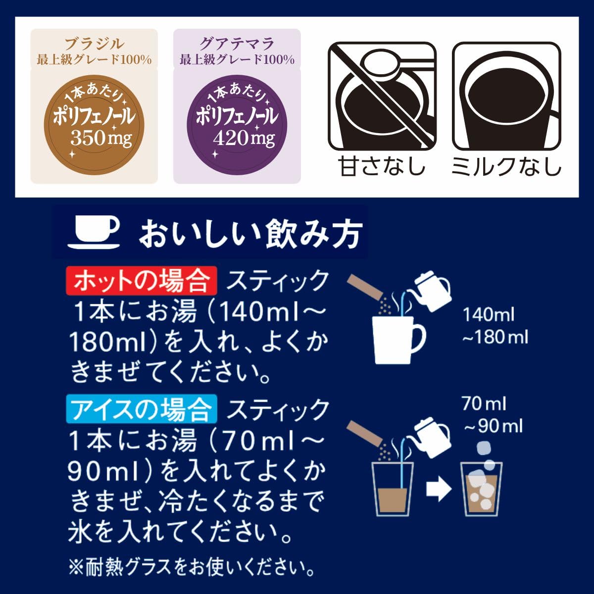 Amazon.co.jp: AGF ちょっと贅沢な珈琲店 スティックブラック