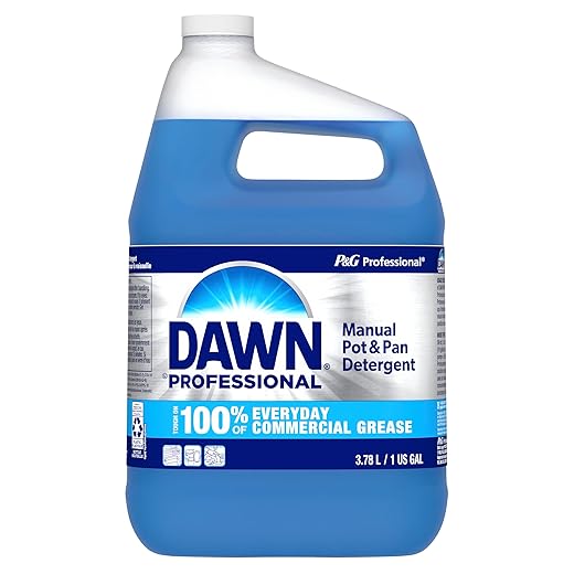 Dawn Professional Manual Pot and Pan Dish Detergent, 1 Gallon/128 Oz, Professional Liquid Dish Soap in Bulk for Commercial Use
