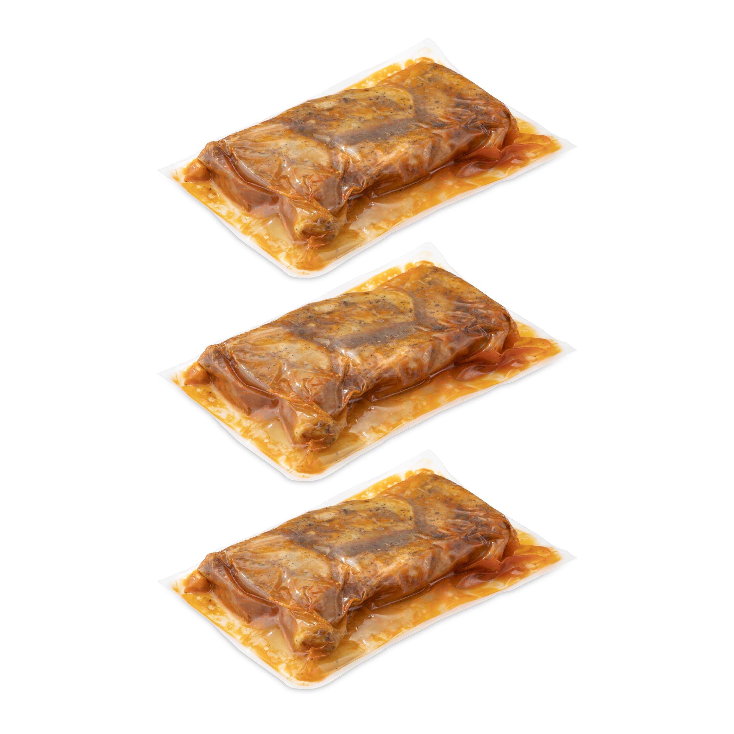 LANDPERLE Hähnchenschenkel 3x ca. 1KG | Cuisses De Poulet Au Four | Hähnchenkeulen Hühnerkeulen vakuum-gegart im eigenen Saft | vorgebacken | Hähnchenfleisch Küchenfertig | für BBQ Grillen (3)
