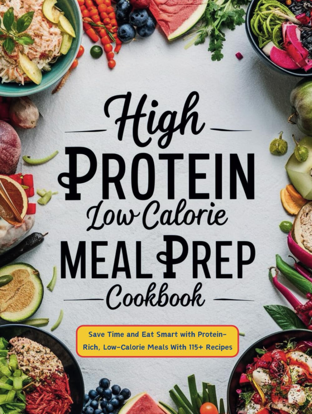 High Protein Low Calorie Meal Prep Cookbook : Save Time and Eat Smart with Protein-Rich, Low-Calorie Meals With 115+ Recipes