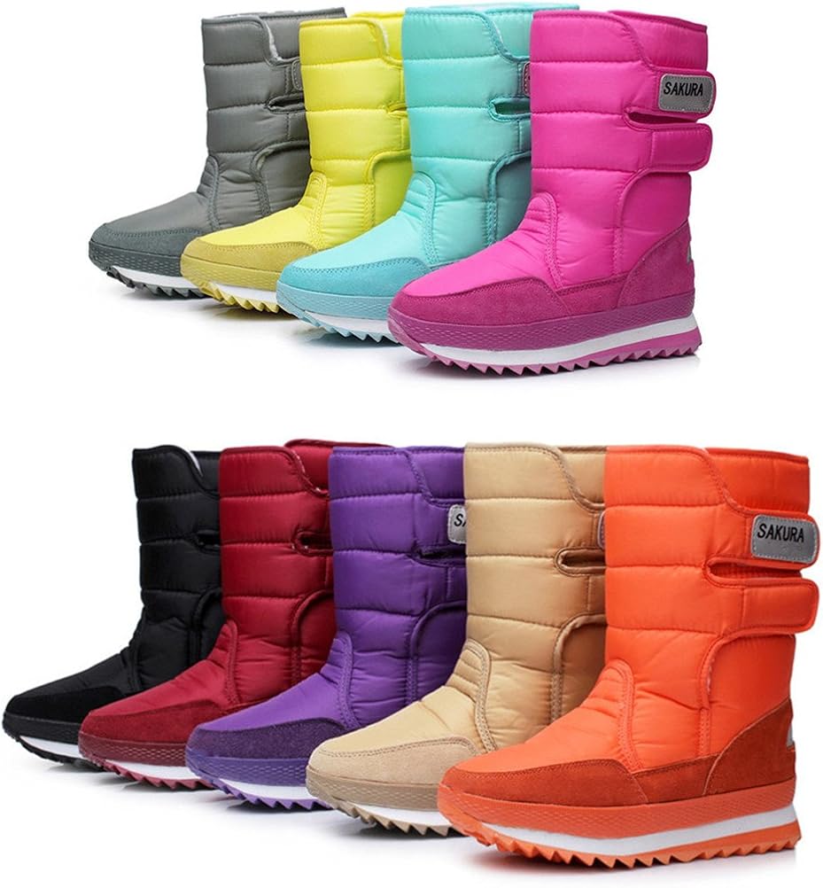  | DADAWEN Women's Waterproof Frosty Snow Boot | Snow Boots