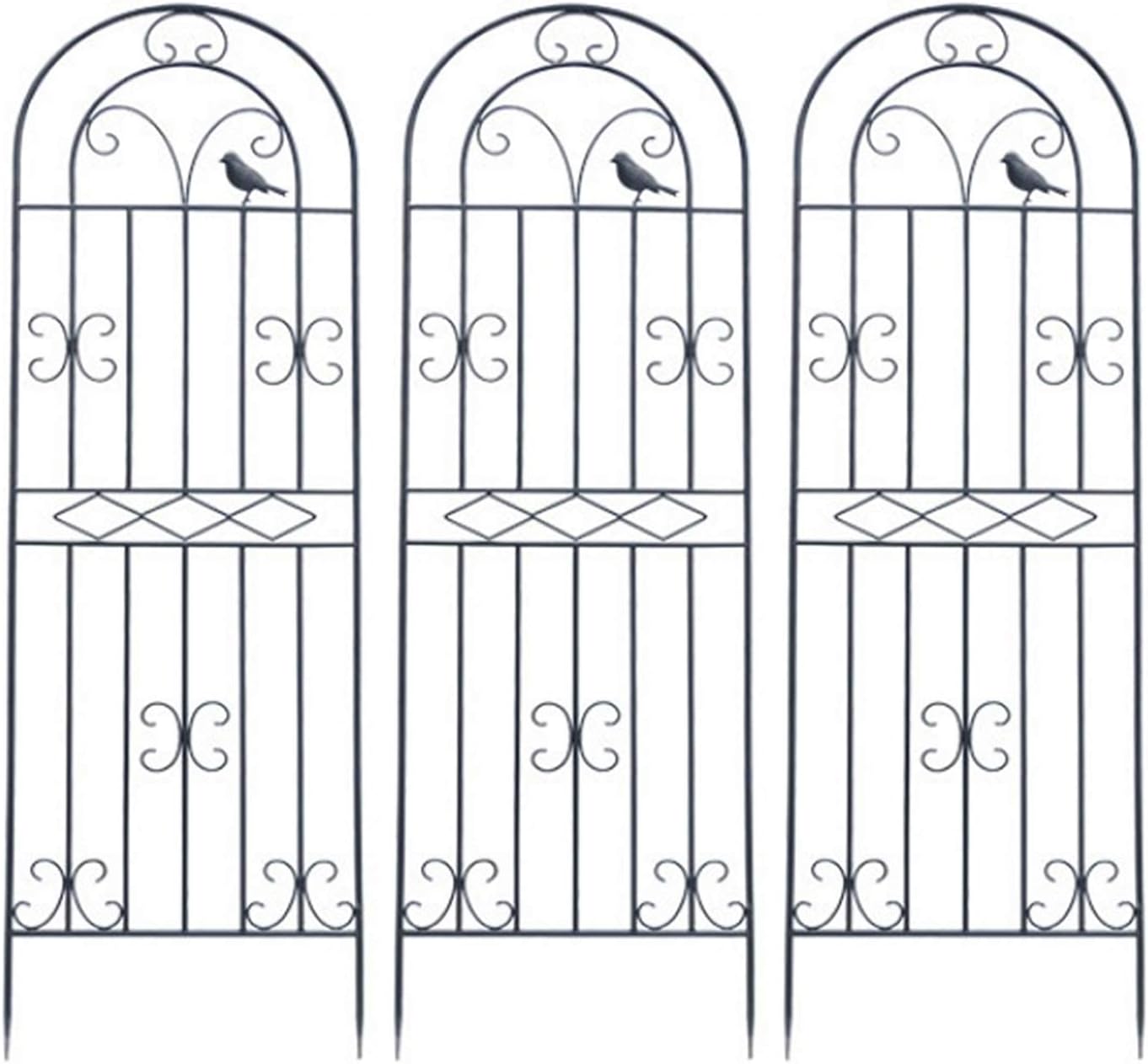 注文割引 庭の装飾グリッドセット 防錆鉄柵 植物登山フレーム 動物バリア 取り外し