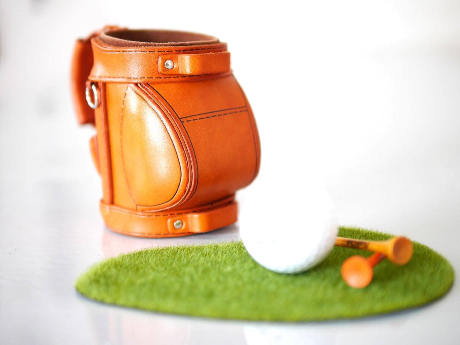 Glasses stand Golf bag model [Made in Japan, new articles, a craftsman's handmaid]