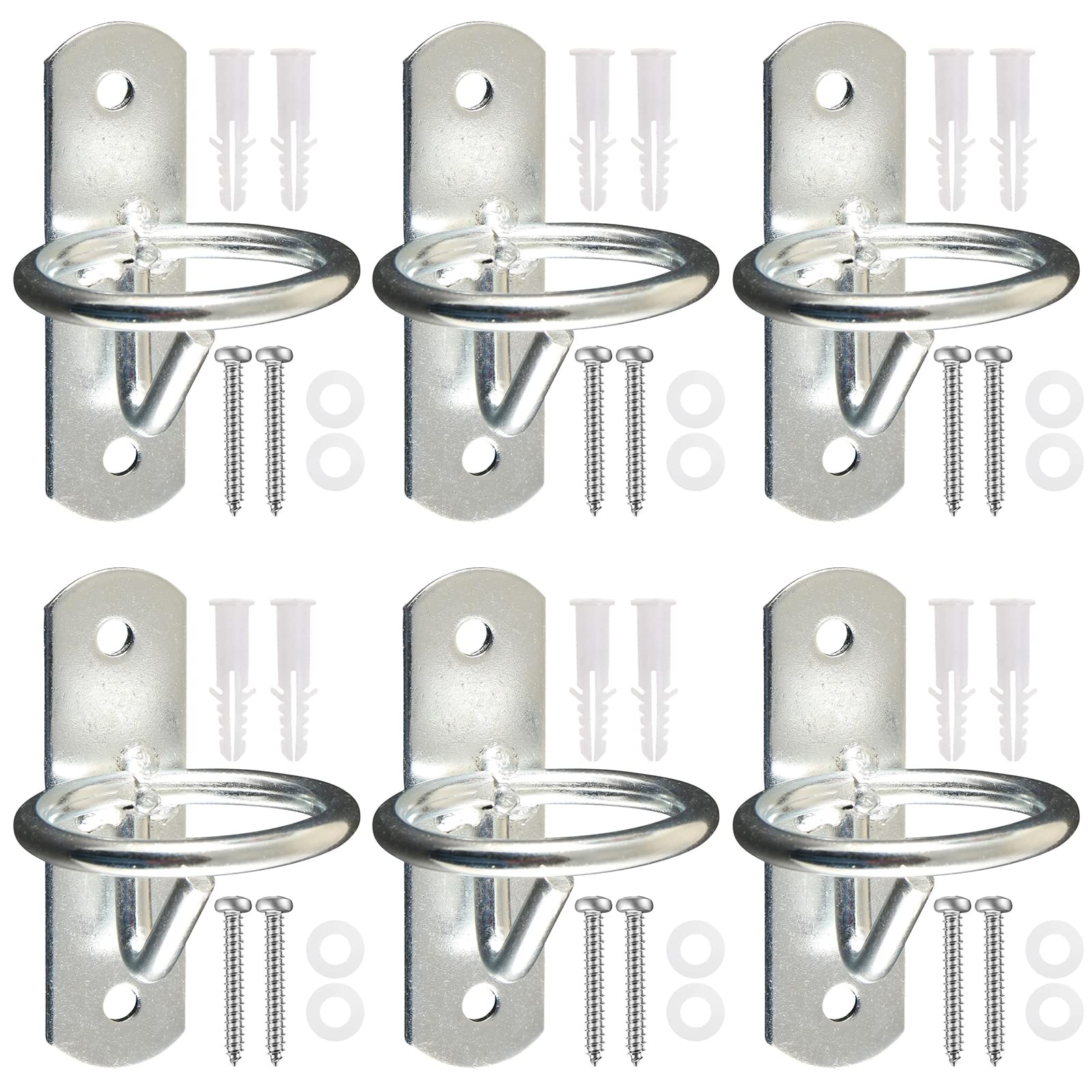 Gancho De Metal Para Cubos De Caballo – Incluye 2 Tornillos, Para Colgar Baldes De Agua O Comida En Establos
